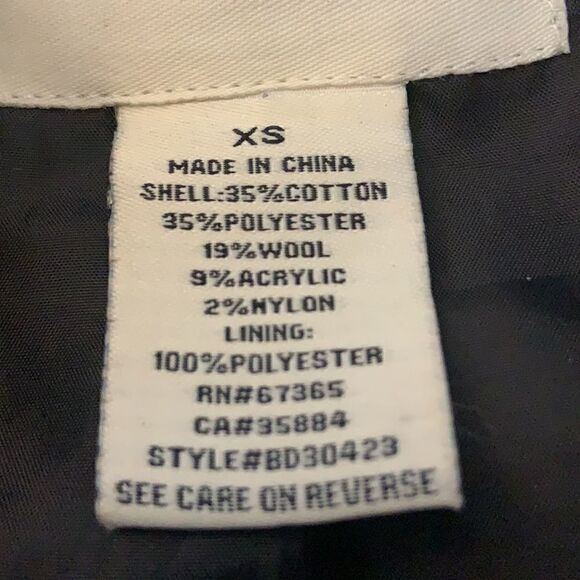 BB Dakota Wool Aztec Western Herringbone Coat Jacket - Picture 12 of 13